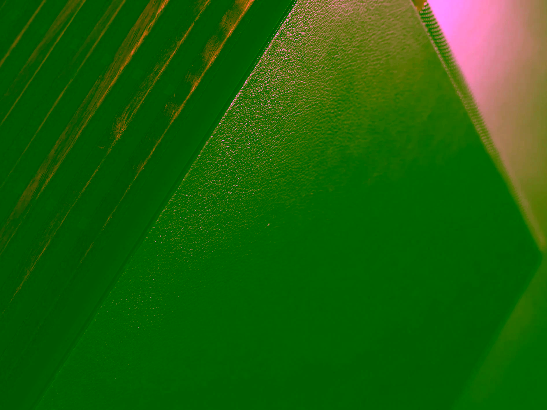 Leather Textured Back Panel